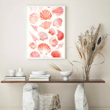 Load image into Gallery viewer, Seashells Coral | Wall Art