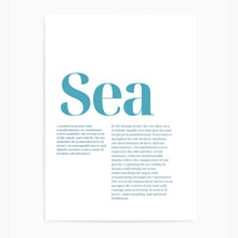Load image into Gallery viewer, Sea Definition | Wall Art