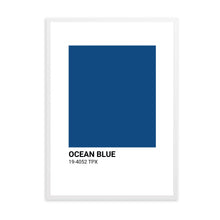 Load image into Gallery viewer, Ocean Blue Colour Swatch | Wall Art