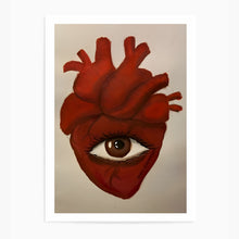 Load image into Gallery viewer, Heart & Eye | Wall Art Print