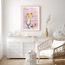 Load image into Gallery viewer, Guest Check Cocktail Dice Blue | Wall Art