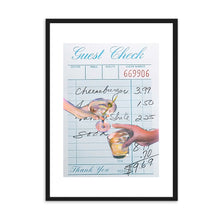 Load image into Gallery viewer, Guest Check Cheers Blue III | Wall Art