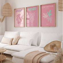 Load image into Gallery viewer, Preppy Pastel Beach II Set of 3 | Gallery Wall