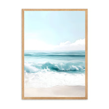 Load image into Gallery viewer, Crashing Waves Blue II | Wall Art