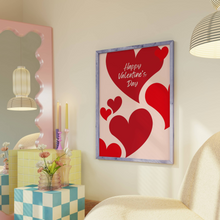 Load image into Gallery viewer, Happy Valentine’s Day Red Hearts