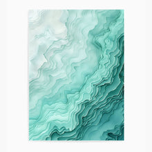 Load image into Gallery viewer, Wave Effect Green | Wall Art