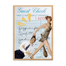 Load image into Gallery viewer, Guest Check Love Couple Blue II | Wall Art