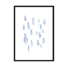 Load image into Gallery viewer, Little Fishies Blue | Wall Art