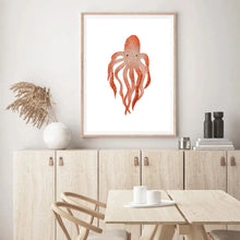 Load image into Gallery viewer, Octopus Orange Tones | Wall Art