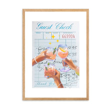 Load image into Gallery viewer, Guest Check Cheers Blue | Wall Art