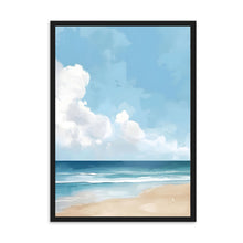 Load image into Gallery viewer, Beach & Blue Skies | Wall Art