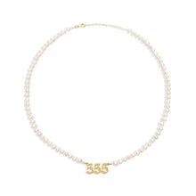 Load image into Gallery viewer, Angel Number Pearl Gold Necklaces