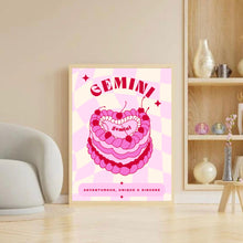 Load image into Gallery viewer, Gemini Birthday Cake | Art Print