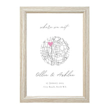 Load image into Gallery viewer, Where We Met Personalised
