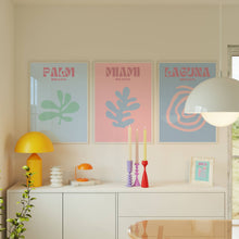 Load image into Gallery viewer, Preppy Pastel Beach I Set of 3 | Gallery Wall
