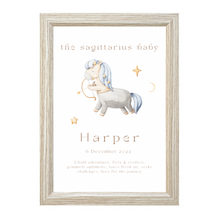 Load image into Gallery viewer, Personalised The Sagittarius Baby