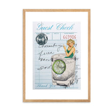 Load image into Gallery viewer, Guest Check Cocktail Disco Ball Blue | Wall Art