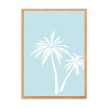 Load image into Gallery viewer, Palm Trees Blue | Wall Art