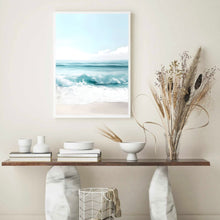 Load image into Gallery viewer, Crashing Waves Blue II | Wall Art