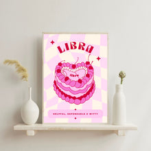 Load image into Gallery viewer, Libra Birthday Cake | Art Print