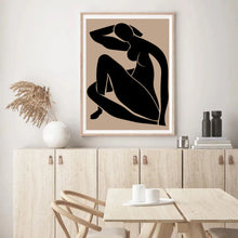 Load image into Gallery viewer, Matisse Black & Brown V | Wall Art