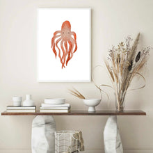 Load image into Gallery viewer, Octopus Orange Tones | Wall Art