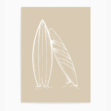 Load image into Gallery viewer, Surfboards Neutral | Wall Art