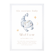 Load image into Gallery viewer, Personalised The Scorpio Baby