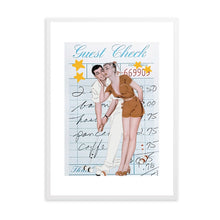 Load image into Gallery viewer, Guest Check Couple Putt Pink | Wall Art