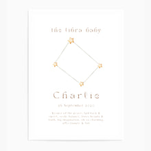 Load image into Gallery viewer, Personalised The Libra Baby Constellation