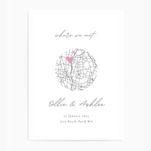 Load image into Gallery viewer, Where We Met Personalised