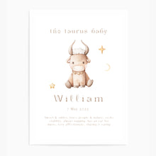 Load image into Gallery viewer, Personalised The Taurus Baby