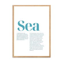 Load image into Gallery viewer, Sea Definition | Wall Art