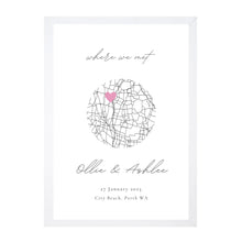 Load image into Gallery viewer, Where We Met Personalised