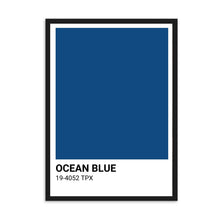 Load image into Gallery viewer, Ocean Blue Colour Swatch | Wall Art