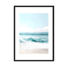Load image into Gallery viewer, Crashing Waves Blue II | Wall Art