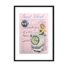 Load image into Gallery viewer, Guest Check Cocktail Disco Pink | Wall Art