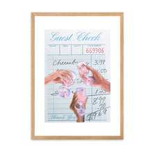 Load image into Gallery viewer, Guest Check Cheers Blue V | Wall Art