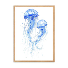 Load image into Gallery viewer, Jellyfish Blue I | Wall Art
