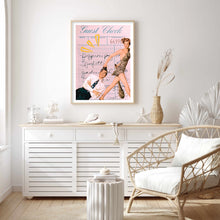Load image into Gallery viewer, Guest Check Love Couple Pink II | Wall Art