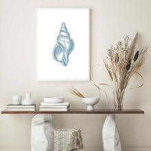 Load image into Gallery viewer, Seashell Blue I | Wall Art