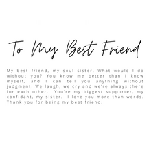 Load image into Gallery viewer, To My Best Friend