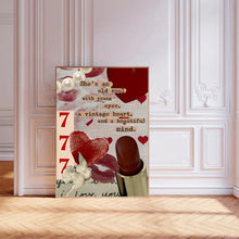 Load image into Gallery viewer, She’s An Old Soul With Young Eyes | Wall Art Print