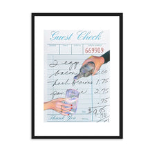 Load image into Gallery viewer, Guest Check Cheers Blue II | Wall Art