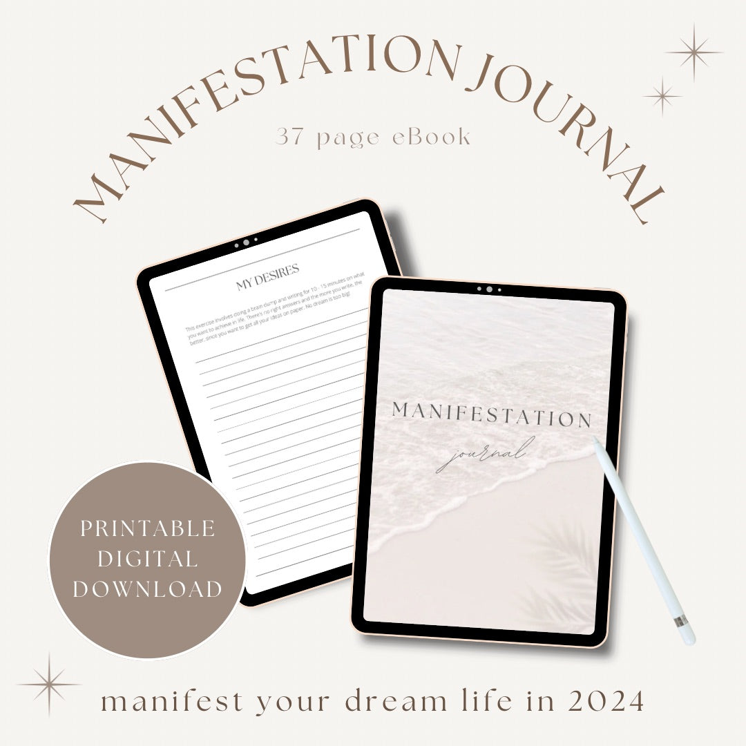Manifestation Journal (with questions) - Blissed Out