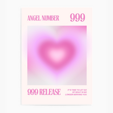 Load image into Gallery viewer, Angel Number 999 Release Heart Aura