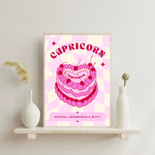 Load image into Gallery viewer, Capricorn Birthday Cake | Art Print