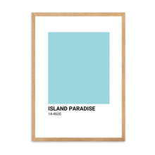 Load image into Gallery viewer, Island Paradise Blue Colour Swatch | Wall Art