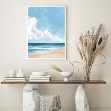 Load image into Gallery viewer, Beach & Blue Skies | Wall Art