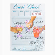 Load image into Gallery viewer, Guest Check Cheers Blue IV | Wall Art